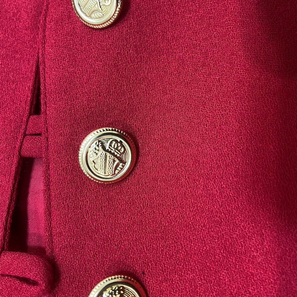 Vintage Beechers Brook Red Blazer and Skirt Set - Picture 6 of 6